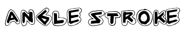 Fonte Angle Stroke