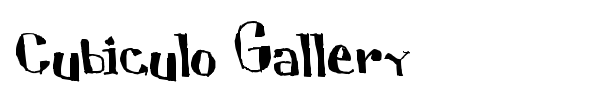 Cubiculo Gallery font preview