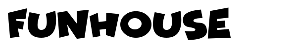 Funhouse font preview