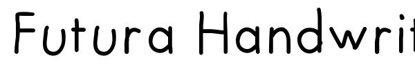 Futura Handwritten font preview