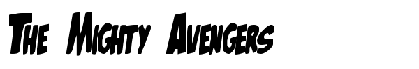 Fonte The Mighty Avengers