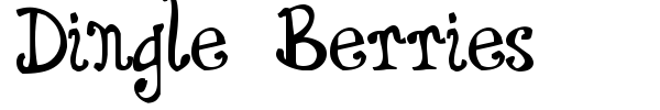 Dingle Berries font preview