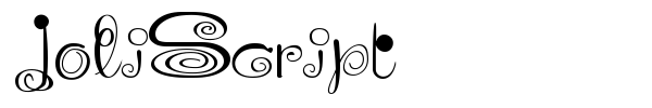 JoliScript font preview
