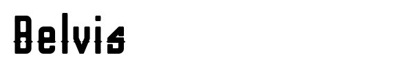 Belvis font preview