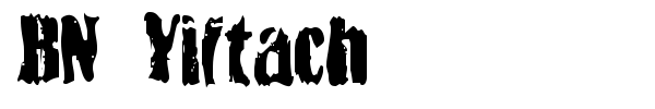 BN Yiftach font preview