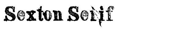Fonte Sexton Serif