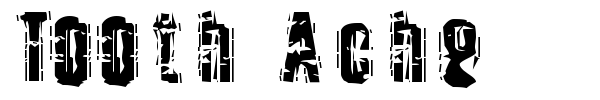 Tooth Ache font preview