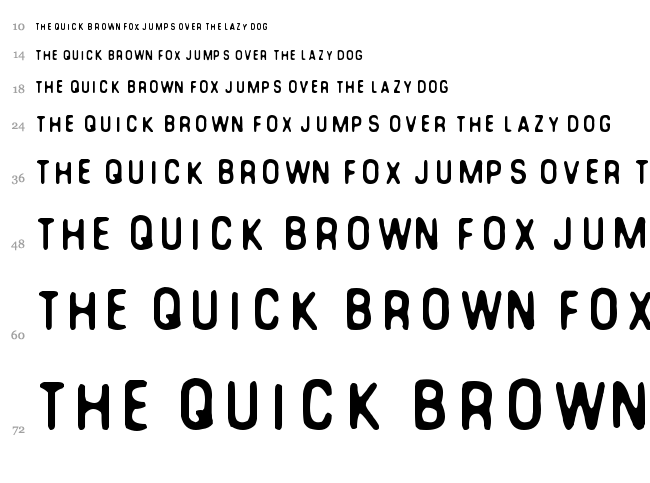 You can make your own font font waterfall