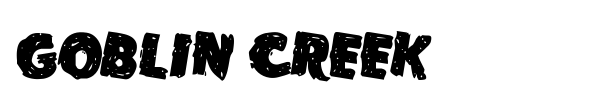 Goblin Creek font preview