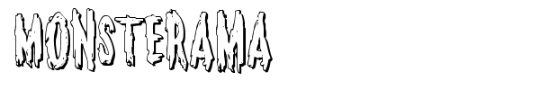 Monsterama font preview