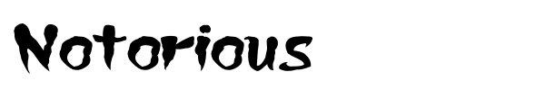 Fonte Notorious