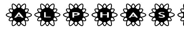 Fonte AlphaShapes Flowers 2