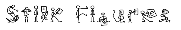 Fonte Stick Figures