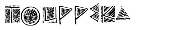 Touppeka font preview