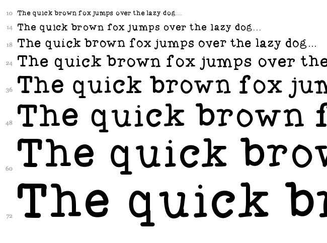 Flocked 3 font waterfall