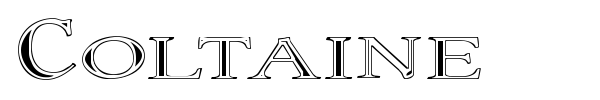 Coltaine font preview