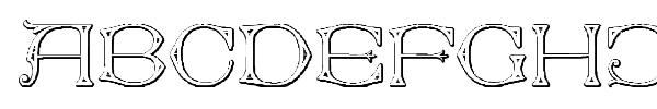 Fonte Dolphus-Mieg Alphabet Two