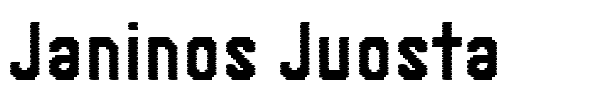 Janinos Juosta font preview