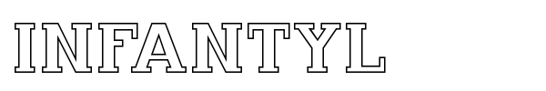 Infantyl font preview
