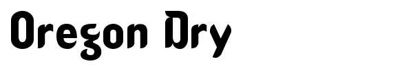 Fonte Oregon Dry