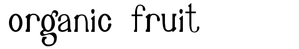 Fonte Organic Fruit
