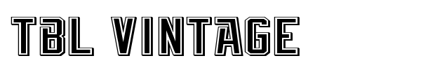 Fonte TBL Vintage