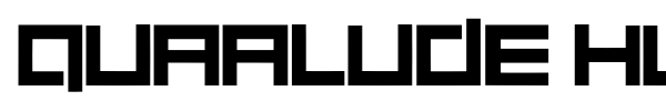 Quaalude hulk font preview