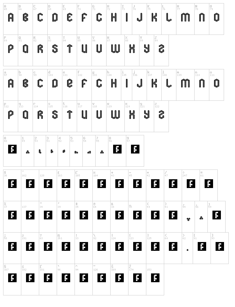 Soma font map