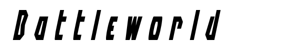 Battleworld font preview