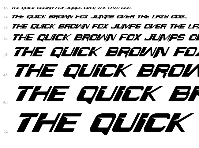 Interdiction font waterfall