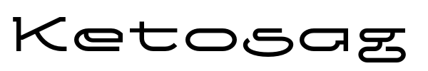 Ketosag font preview