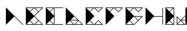 Triangle Futura font preview