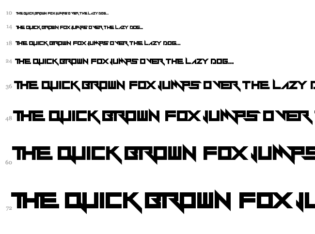 Y-Andermo font waterfall
