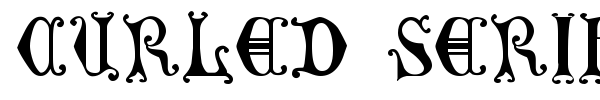 Fonte Curled Serif