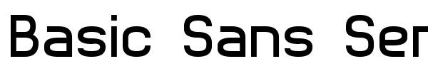 Fonte Basic Sans Serif 7