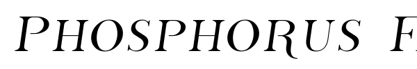 Fonte Phosphorus Family