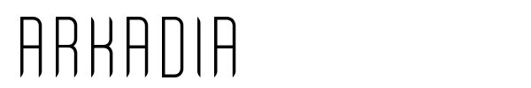 Arkadia font preview