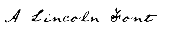 Fonte A Lincoln Font