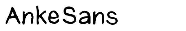 AnkeSans font preview
