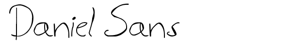 Daniel Sans font preview