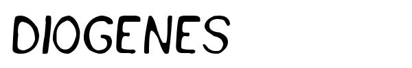 Diogenes font preview