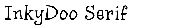 Fonte InkyDoo Serif