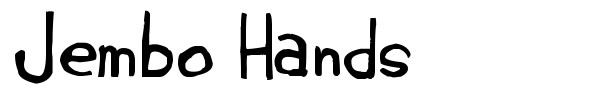Jembo Hands font preview