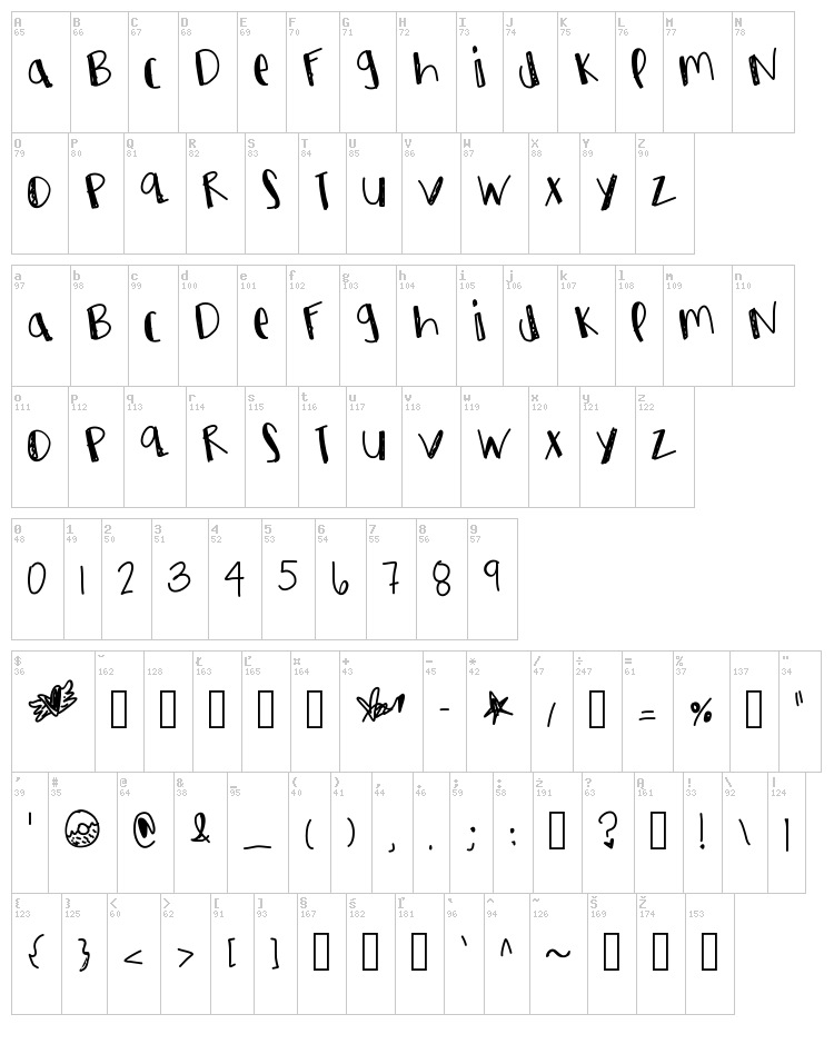 Le Gouter font map