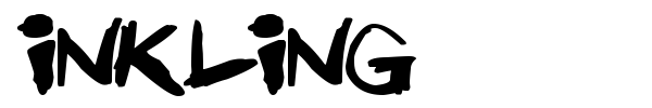 Inkling font preview