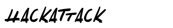 HackatTack font preview