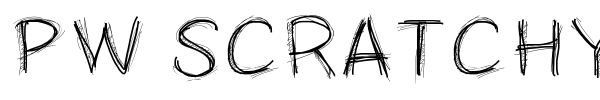 Fonte PW Scratchy