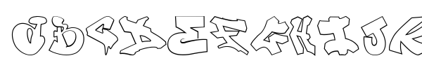 Fonte London Graffiti Alphabet