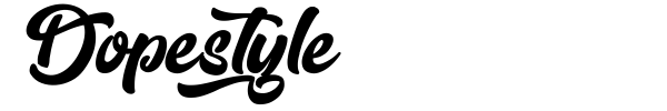 Dopestyle font preview