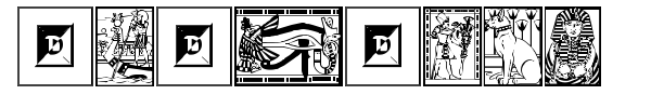 Egyptian font preview